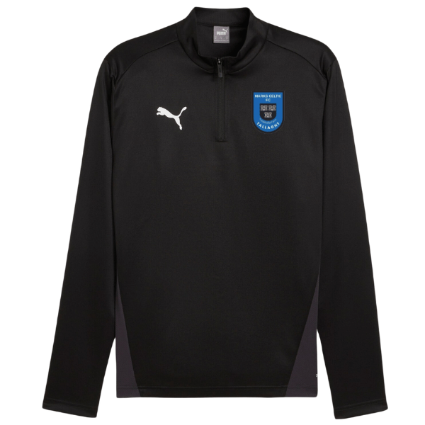 Marks Celtic FC - teamGOAL Training 1/4 Zip Top Black